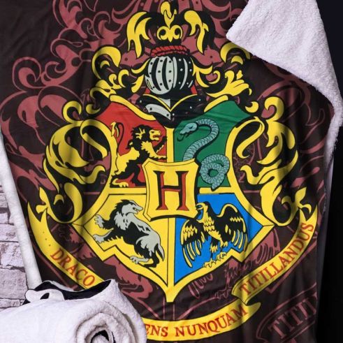 Harry Potter Hogwarts Crest Throw 100x150cm