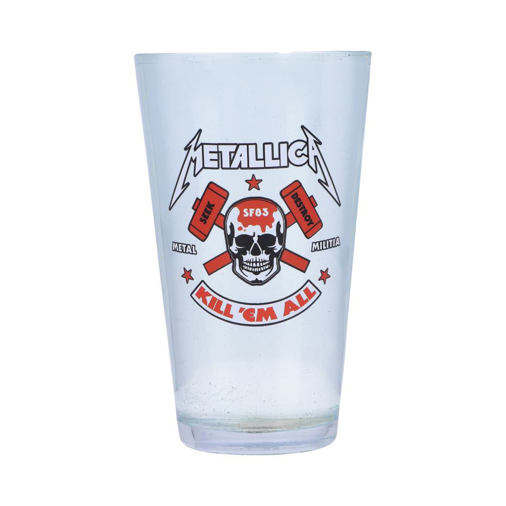 Metallica Kill Em All Glass
