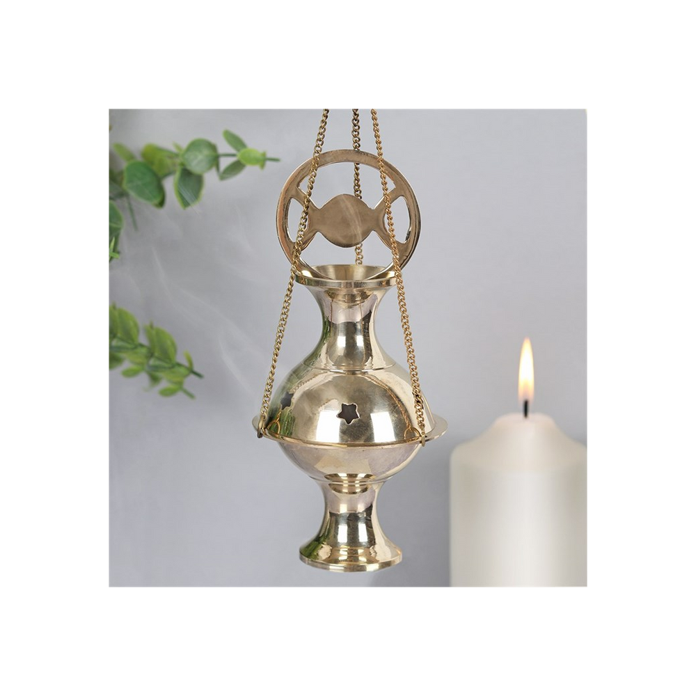 Metal Pentagram Incense Censer
