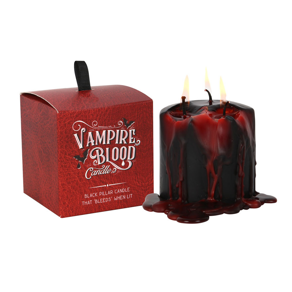 Small Vampire Blood Pillar Candle