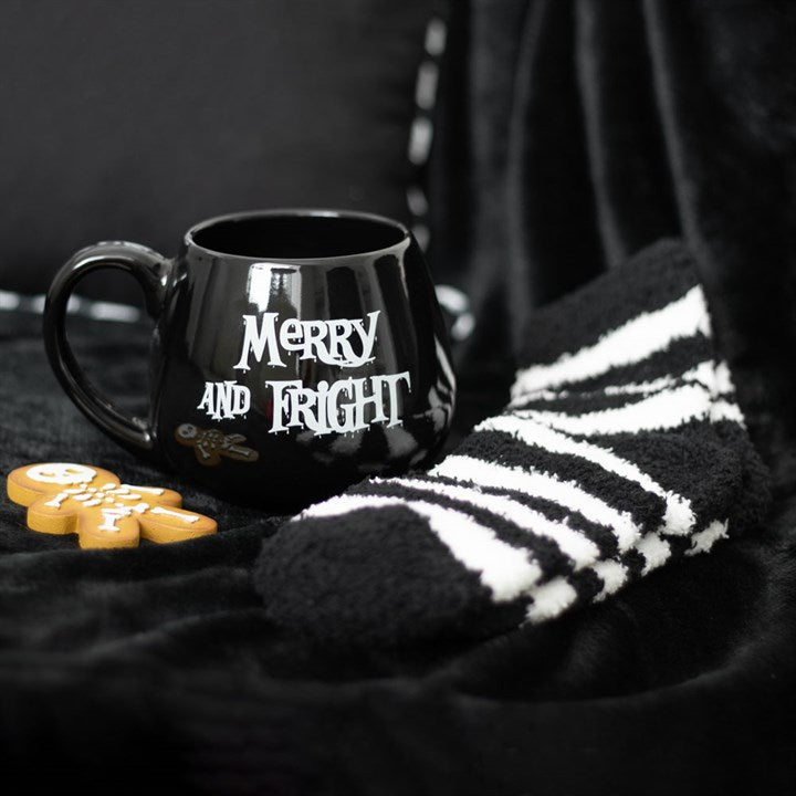 Merry and Fright Mug and Socks Gift Set