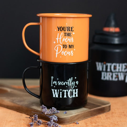 Witchy Enamel Mugs