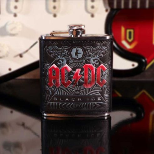 ACDC Black Ice Hip Flask