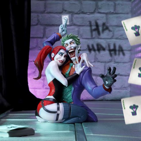 The Joker and Harley Quinn Bust