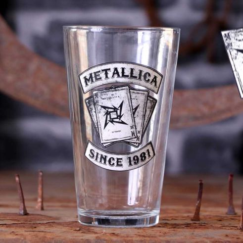 Metallica Dealer Glass