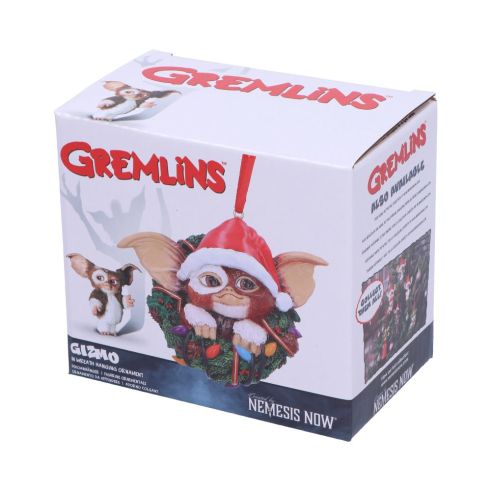 Gremlins Gizmo in Wreath Hanging Ornament 10cm