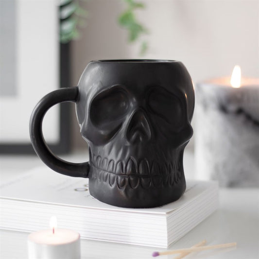 Black Skull Mug