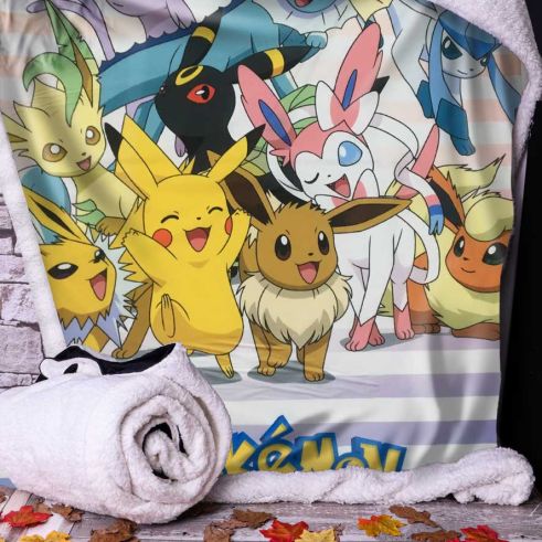 Pokemon Eevee Evolutions Throw 100x150cm