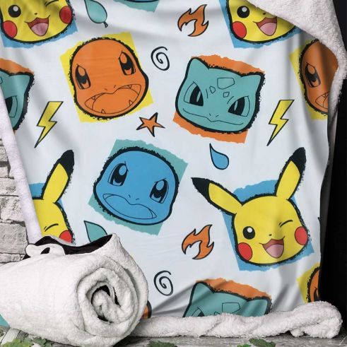 Pokemon Starter Throw 100x150cm