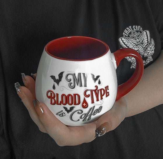 My Blood Type is Coffee Rounded Mug