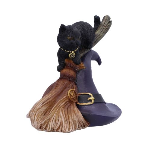 Bewitched witches cat figurine