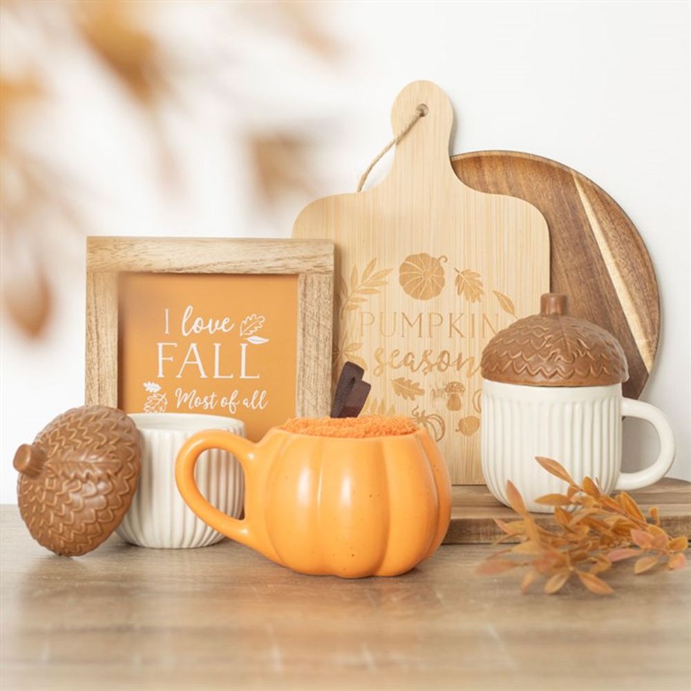 Pumpkin Mug and Socks Set