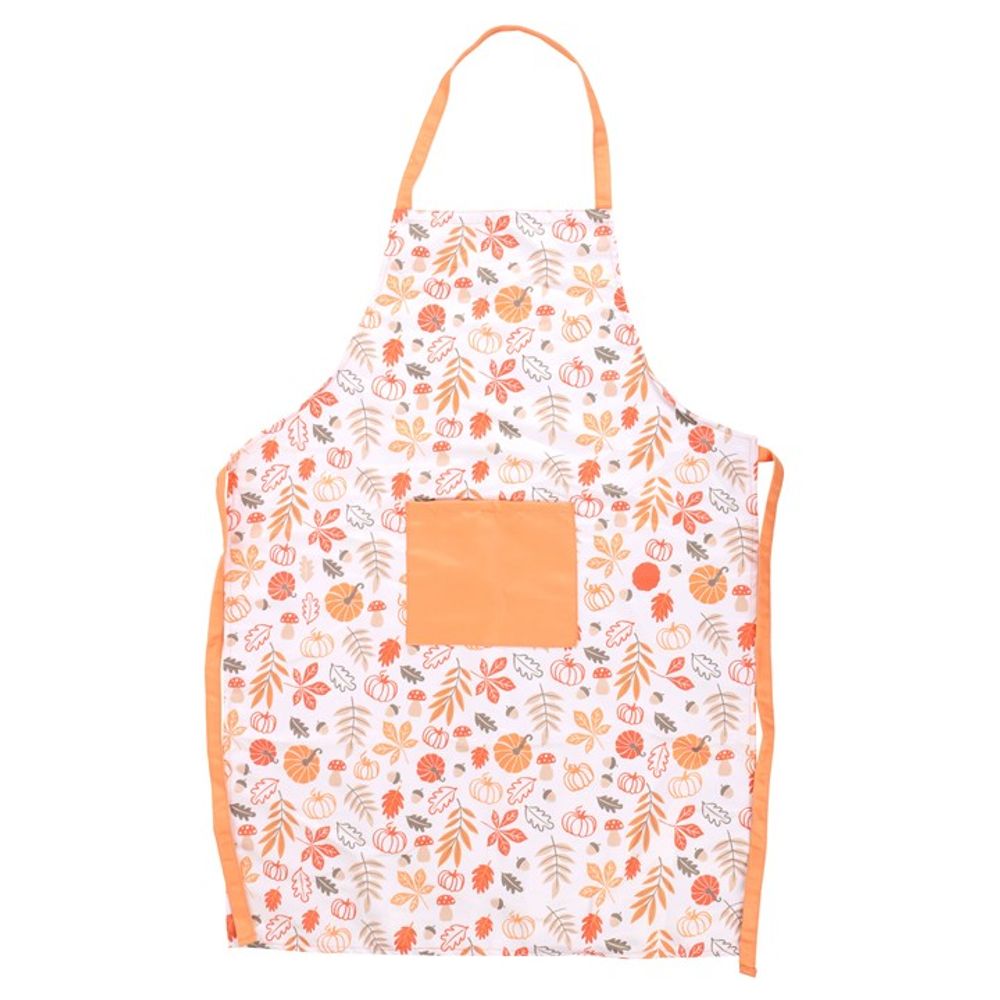 Autumn Leaves and Pumpkins Apron