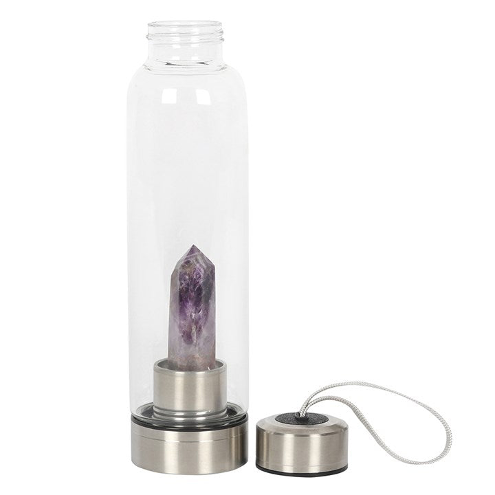 Amethyst Crystal Water Bottle