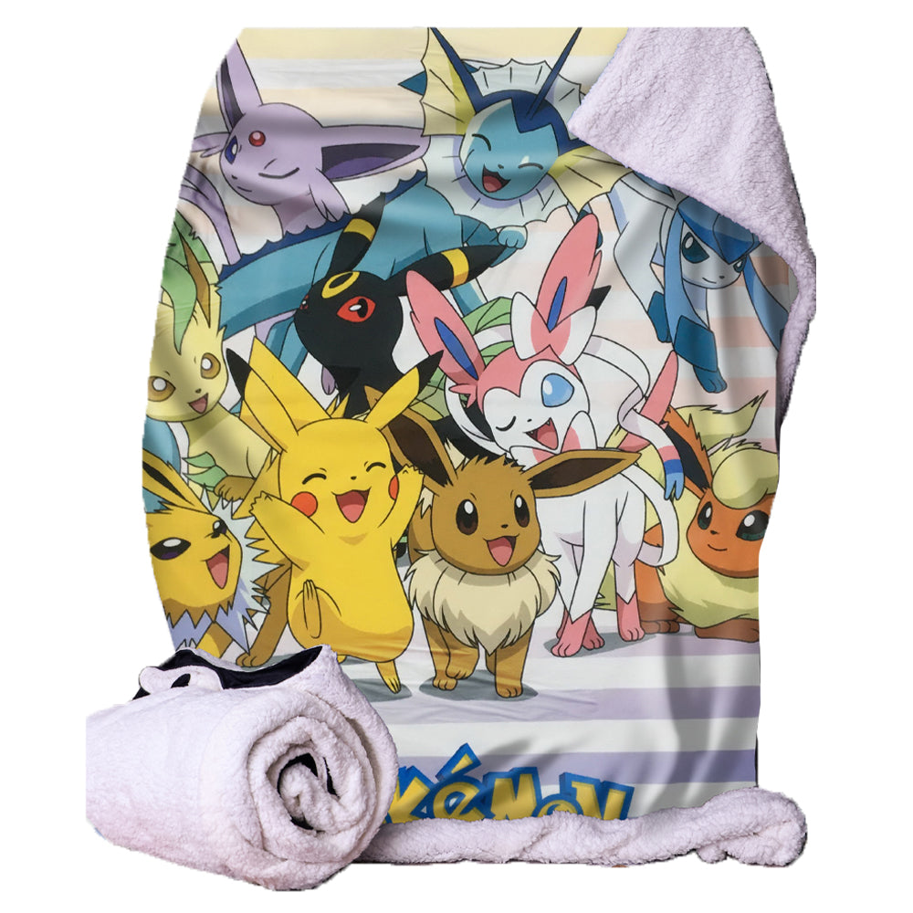 Pokemon Eevee Evolutions Throw 100x150cm