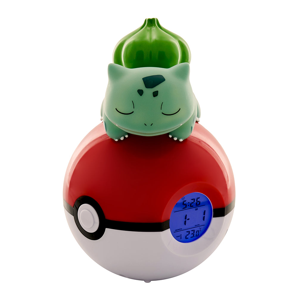 Pokemon Bulbasaur Light-Up FM Alarm Clock