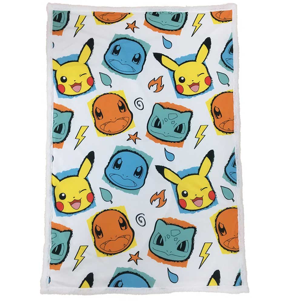 Pokemon Starter Throw 100x150cm