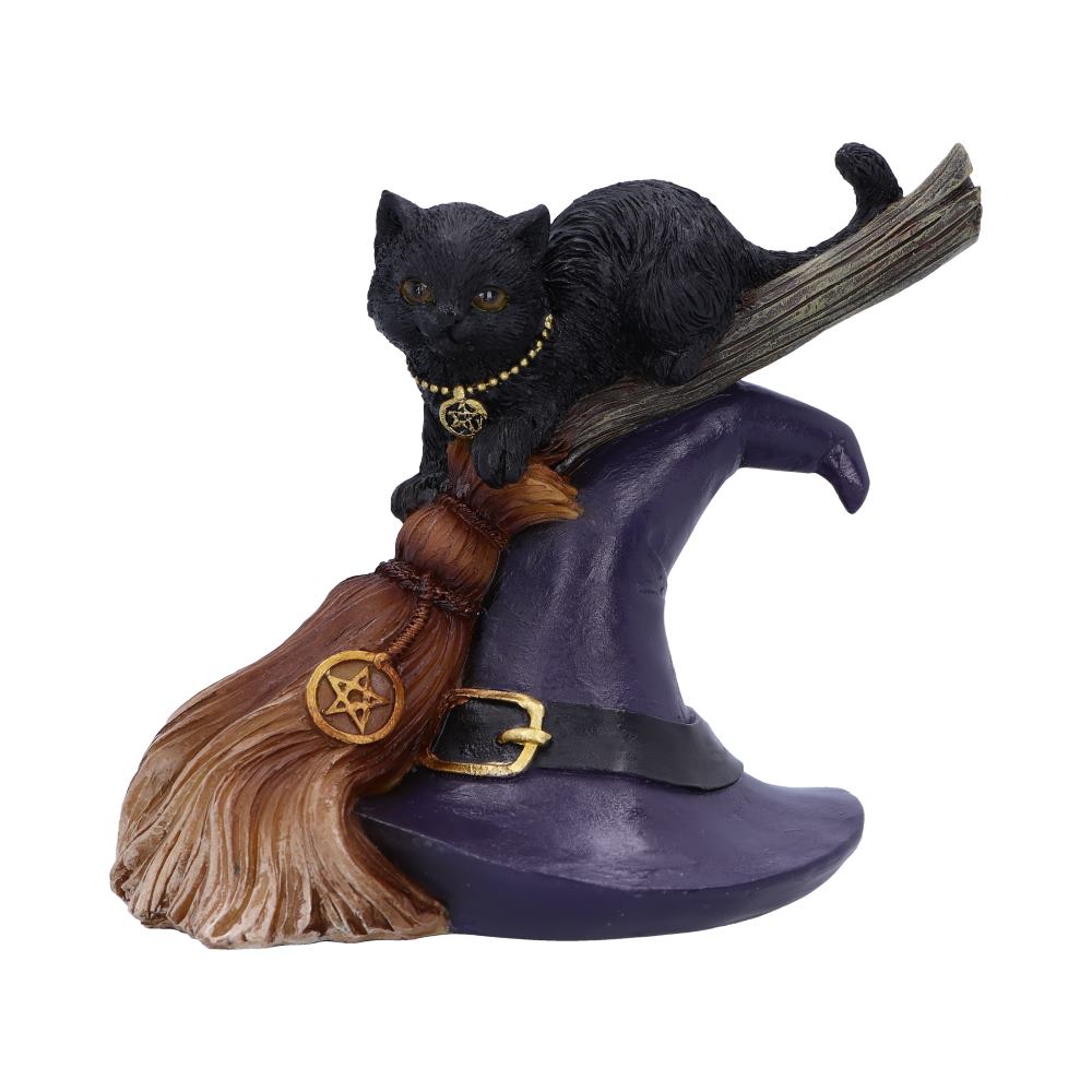 Bewitched witches cat figurine