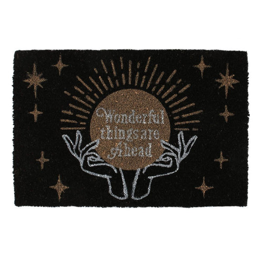 Fortune Teller Black Doormat