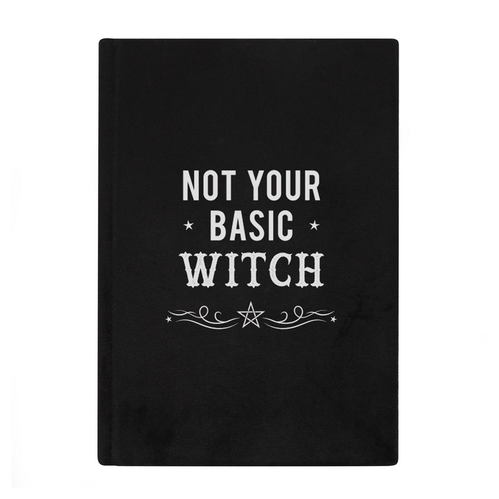 Not Your Basic Witch Velvet A5 Notebook