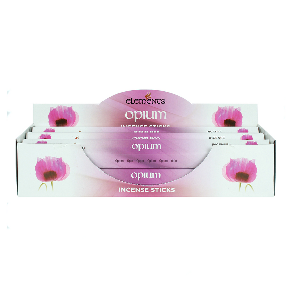 Set of 6 Packets of Elements Opium Incense Sticks