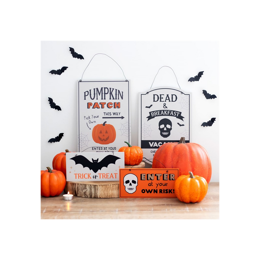 30cm Pumpkin Patch Hanging Sign