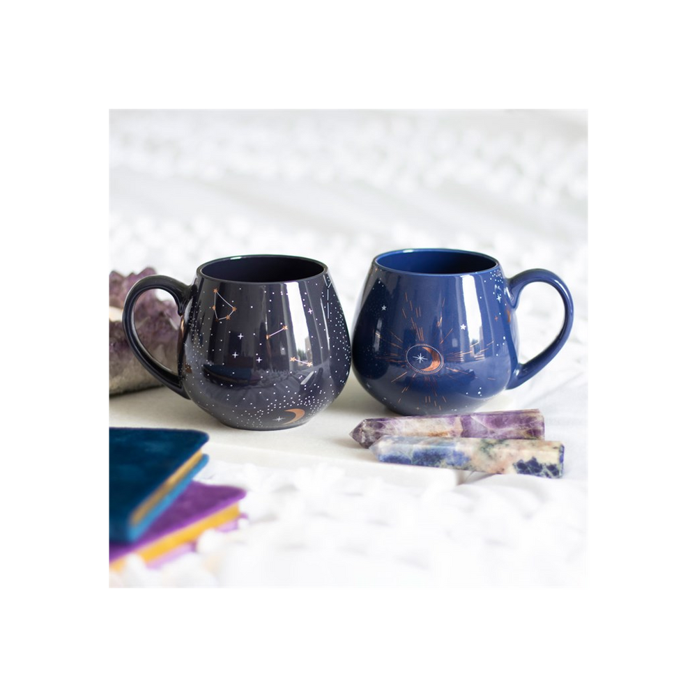 Purple Constellation Rounded Mug