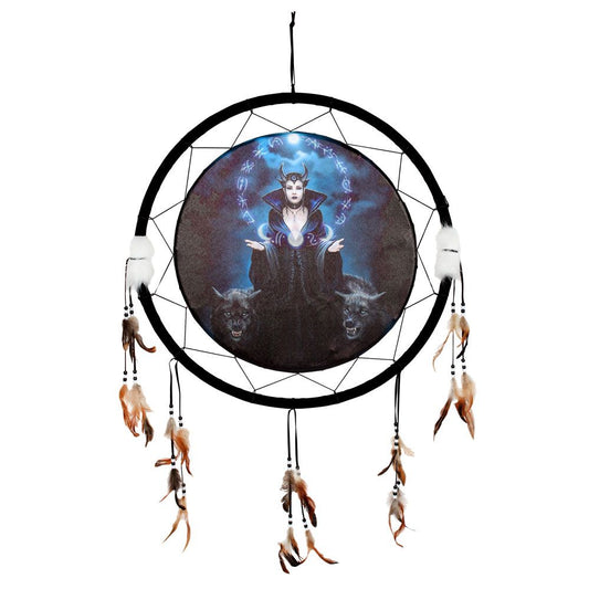 Moon Witch Dreamcatcher by Anne Stokes