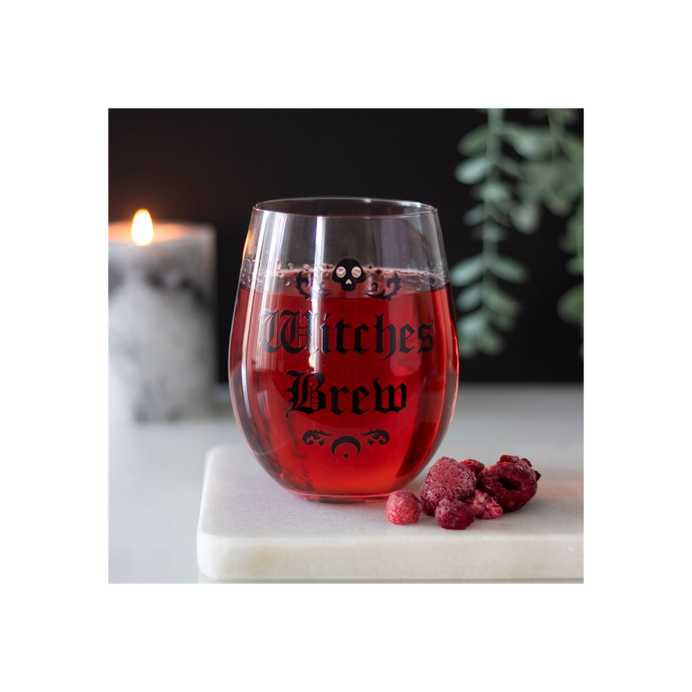 Witches Brew Stemless Wine Glass