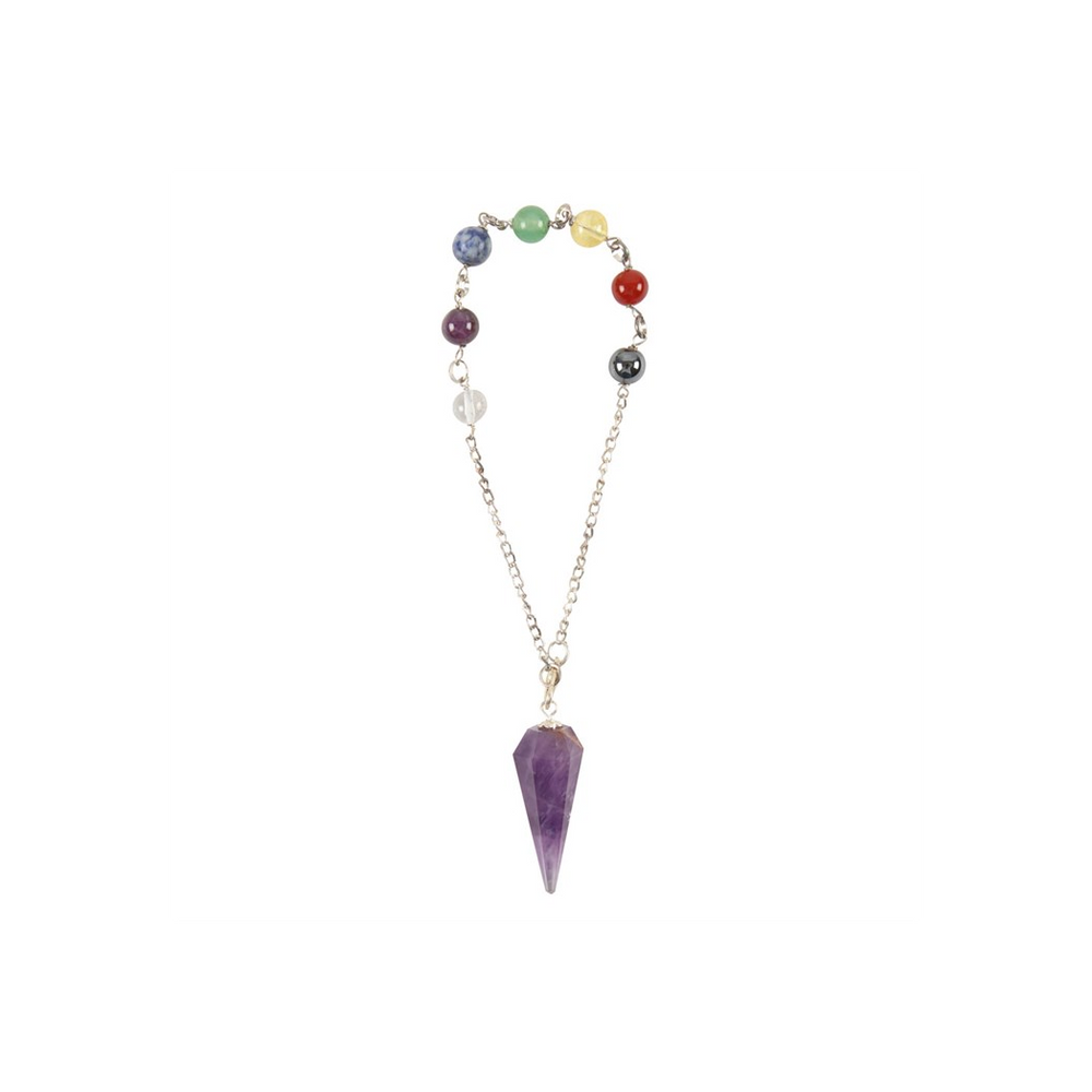 Amethyst Chakra Pendulum Bracelet