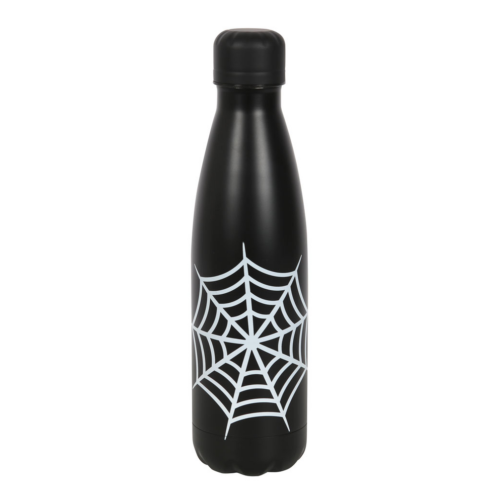 Spiderweb Metal Water Bottle