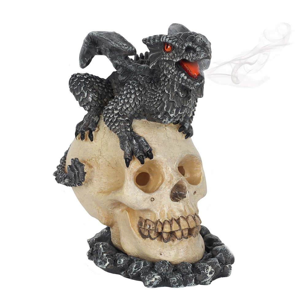 Black Dragon Incense Cone Burner by Anne Stokes