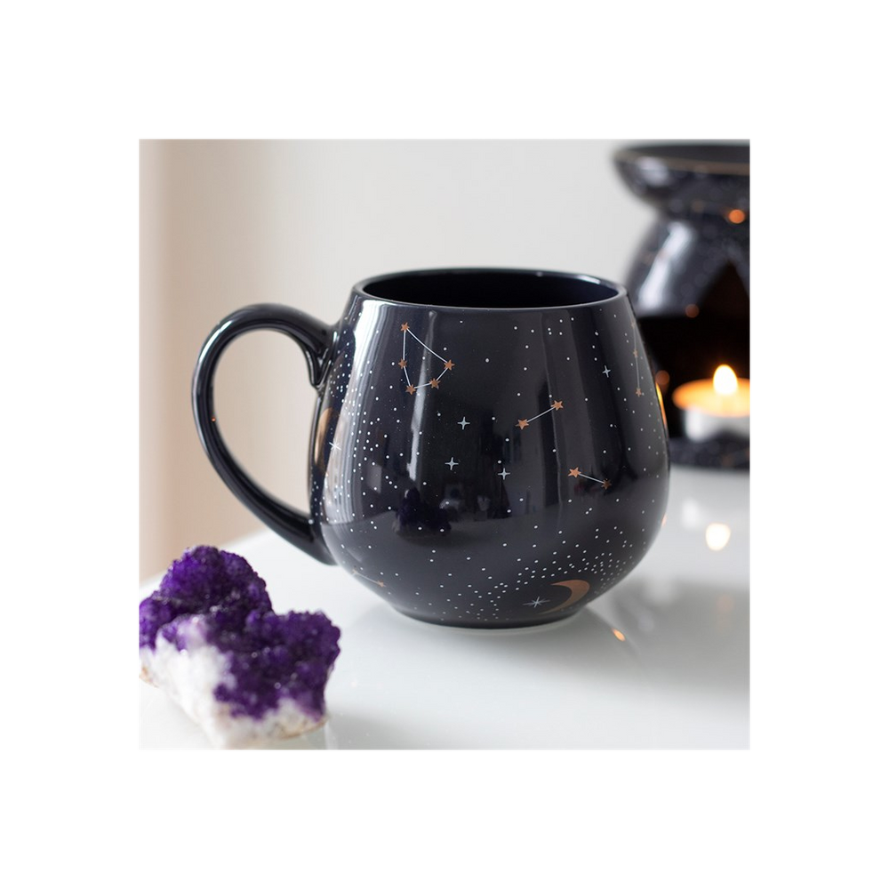 Purple Constellation Rounded Mug