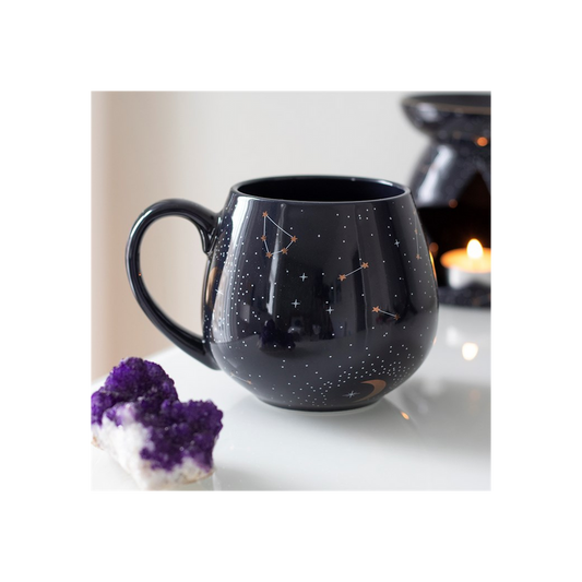 Purple Constellation Rounded Mug