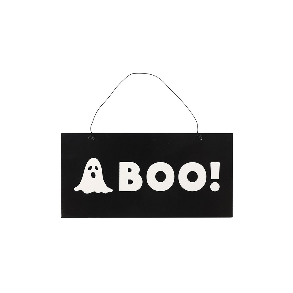 Boo Ghost Hanging Sign