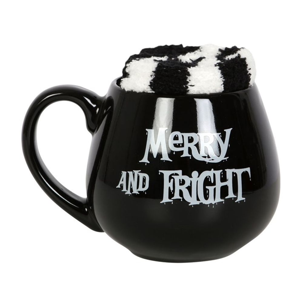 Merry and Fright Mug and Socks Gift Set