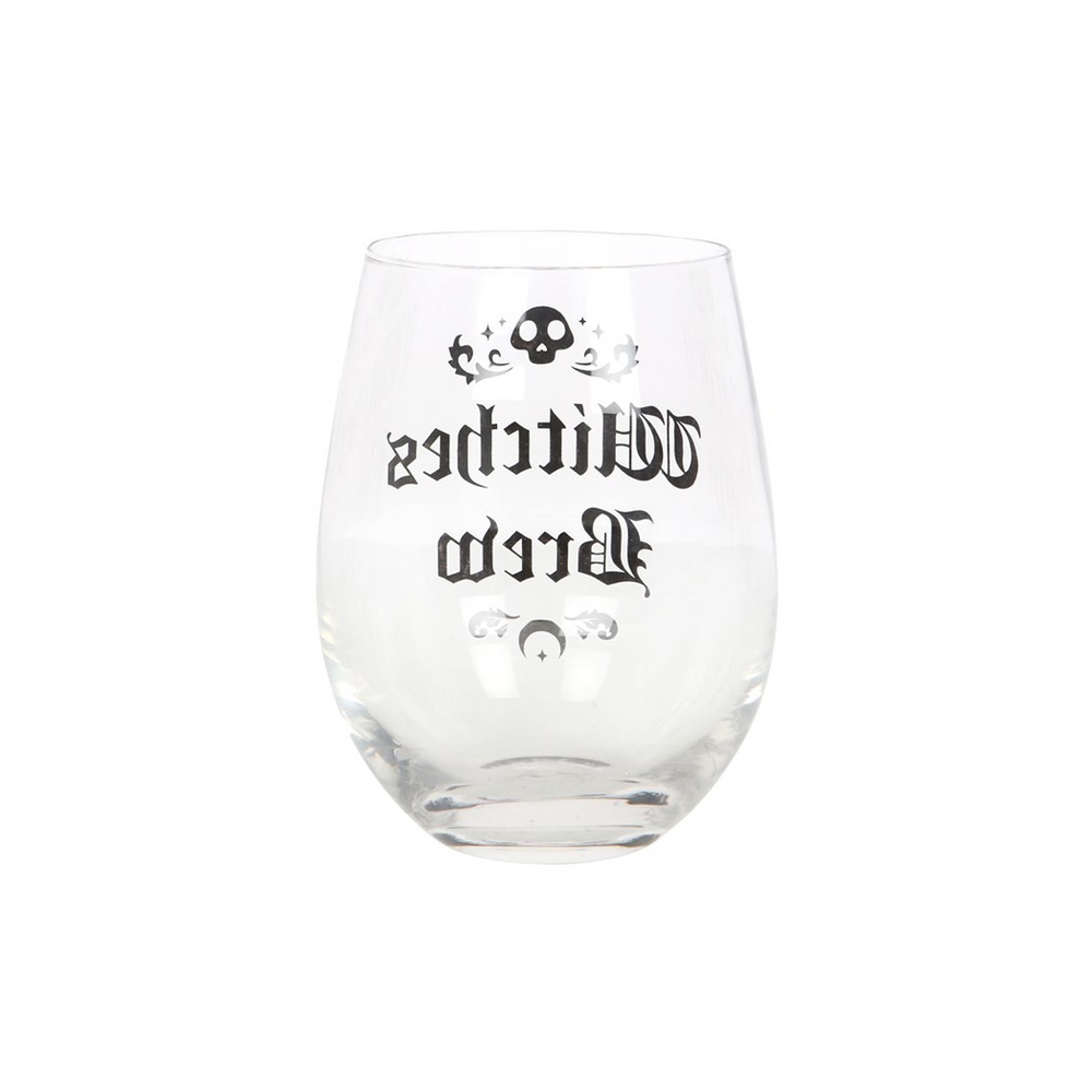 Witches Brew Stemless Wine Glass