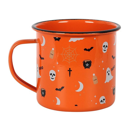 Halloween Enamel Mug