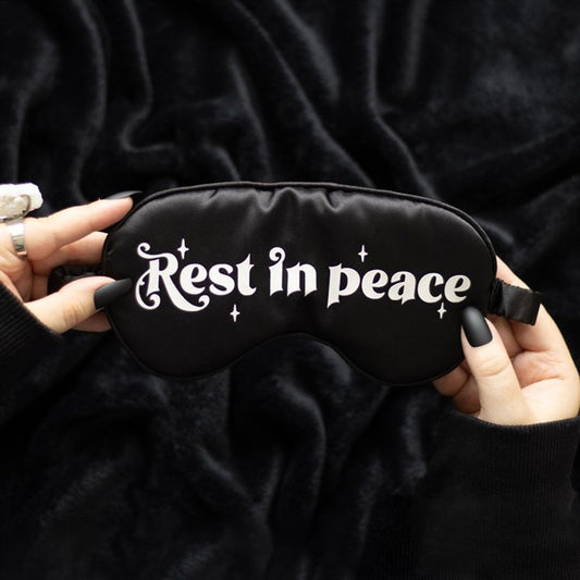 Rest in Peace Satin Eye Mask