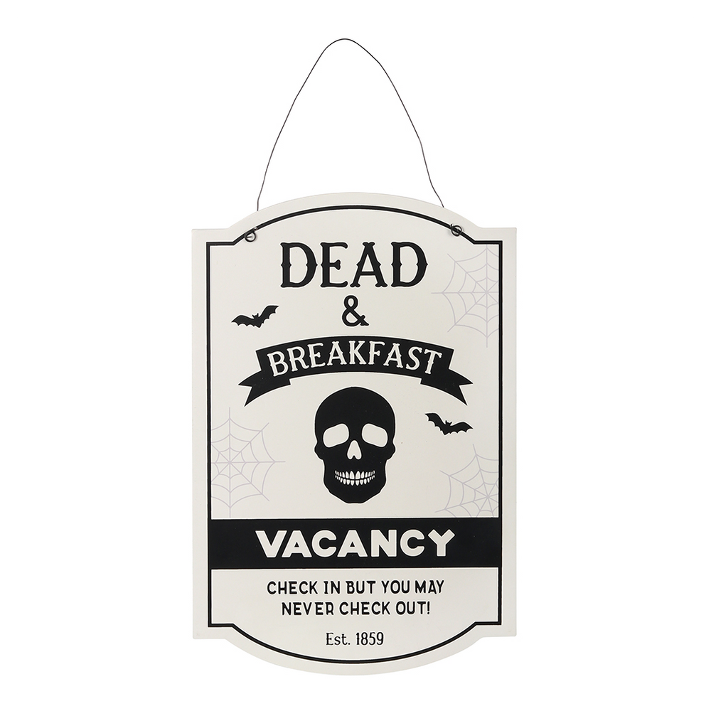 Dead and Breakfast Hanging Sign