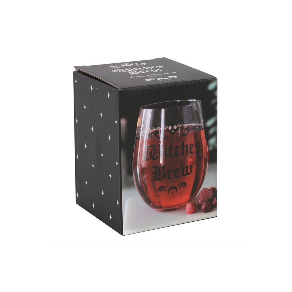 Witches Brew Stemless Wine Glass