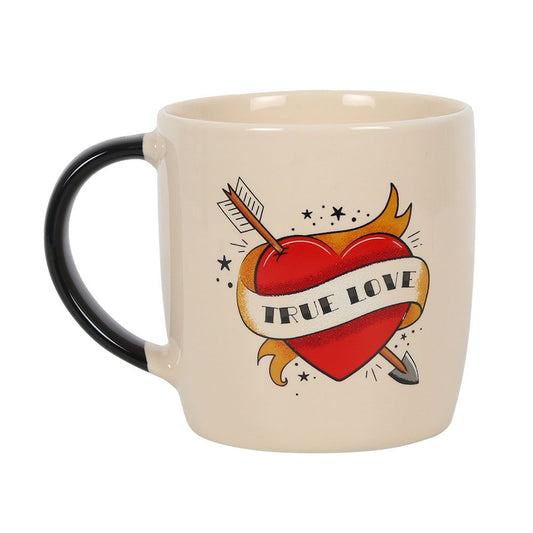 True Love Tattoo Heart Mug