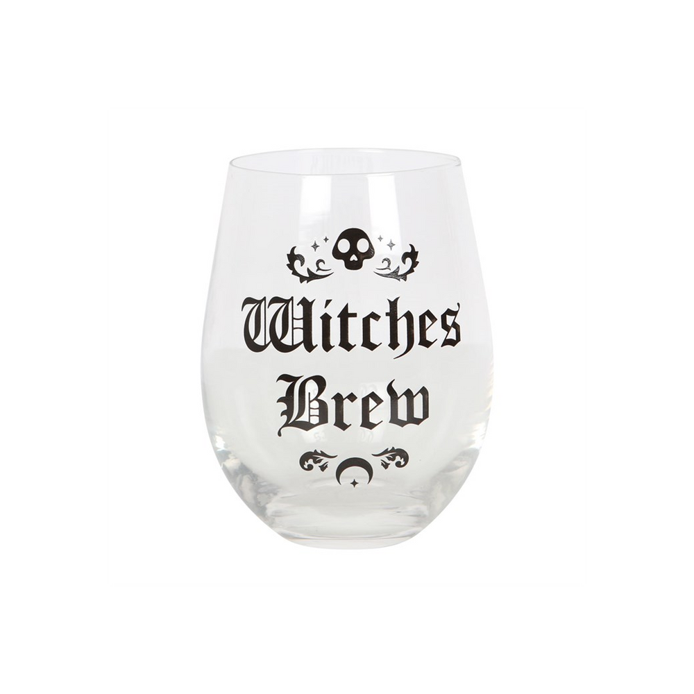 Witches Brew Stemless Wine Glass