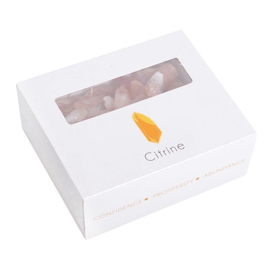 Box of Citrine Crystal Chips
