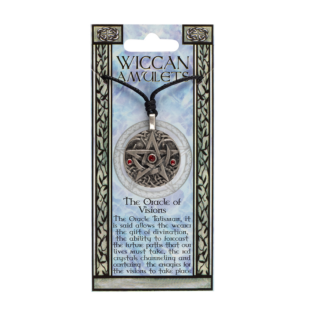 The Oracle of Visions Wiccan Amulet Necklace