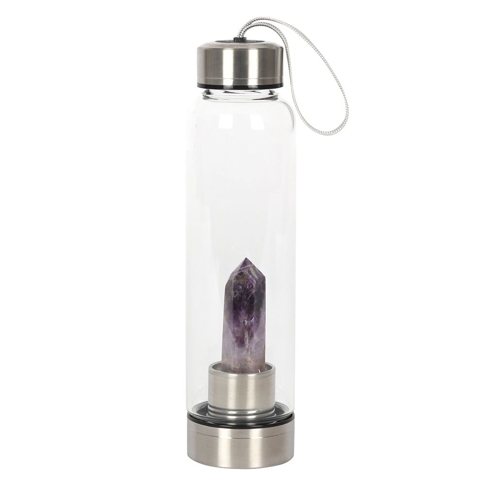 Amethyst Crystal Water Bottle