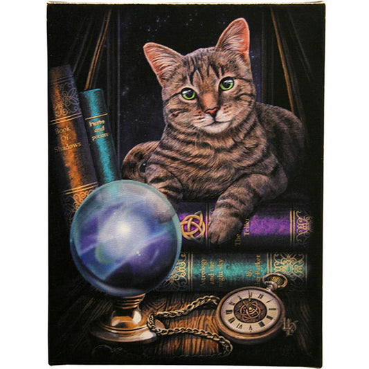 Fortune Teller Canvas Plaque by Lisa Parker